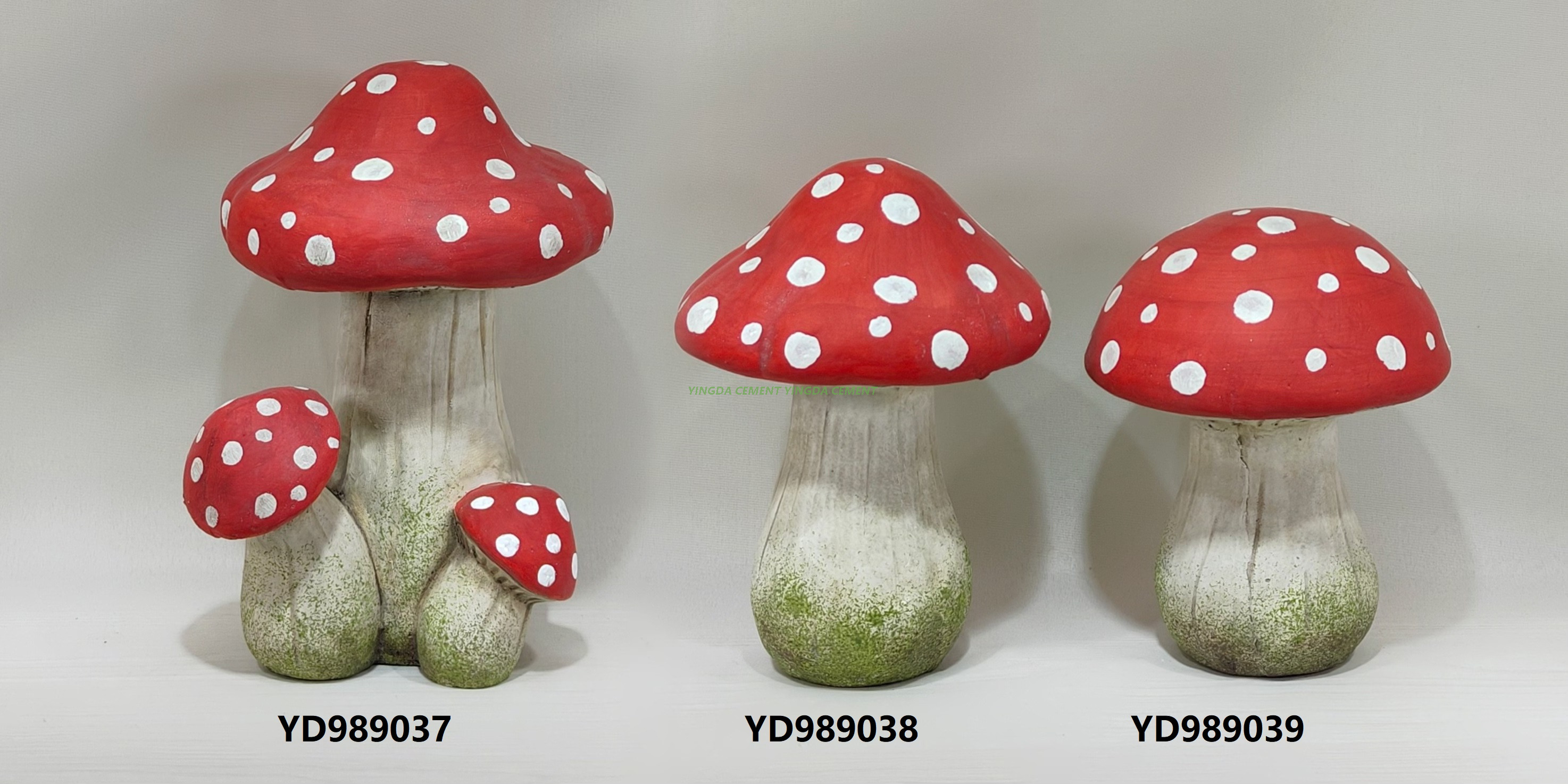 Durable Outdoor Garden Decor Cement Mushroom Statue Home Interior Knick-Knack Ornament No reviews yet