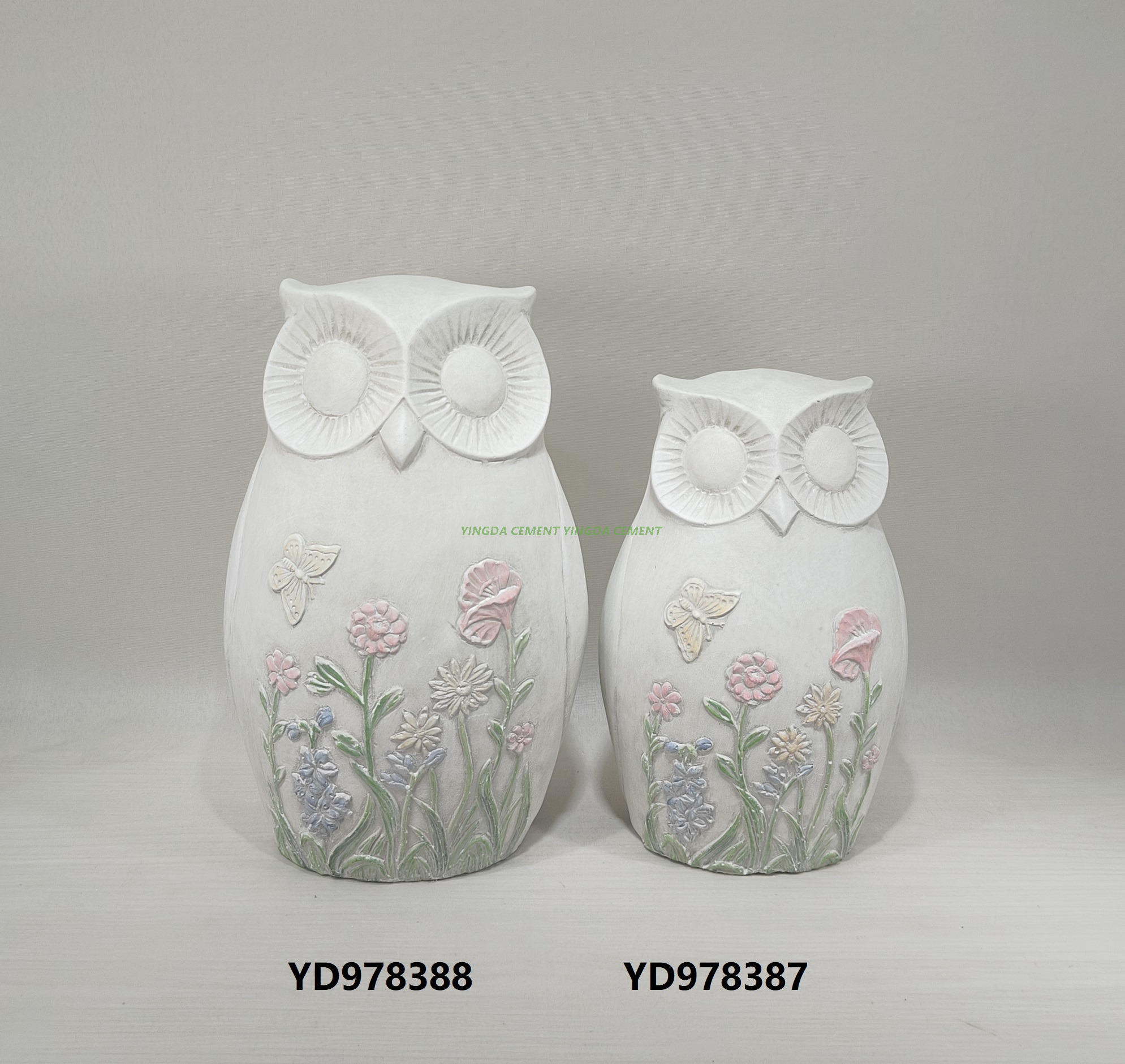 Custom Interior Decorative Cement Ornaments Small Angel Figurines Statues Sculpture Handmade Home Decor