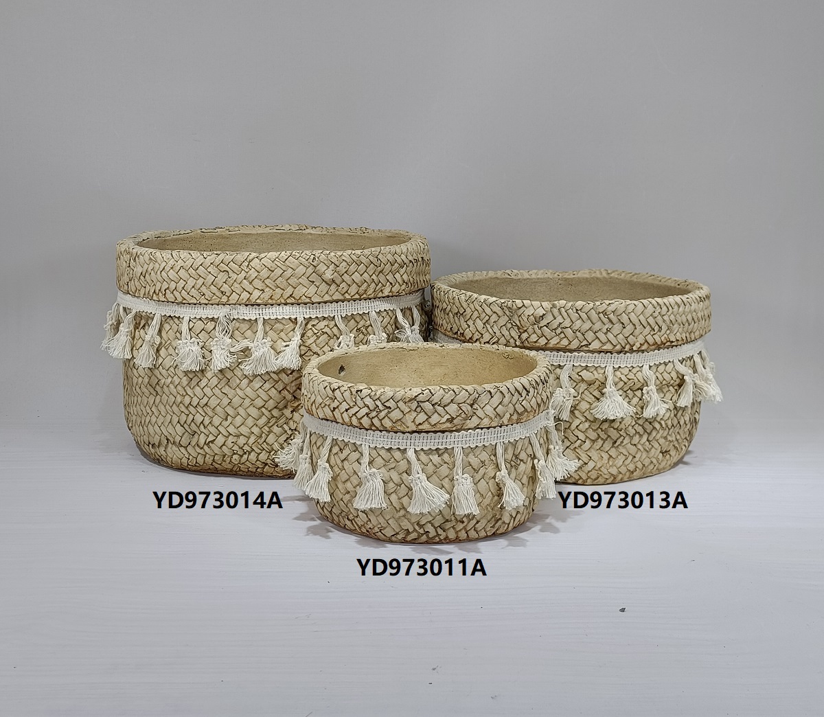 Factory direct sales indoor outdoor decoration plants pots wholesale garden balcony cement flower pots