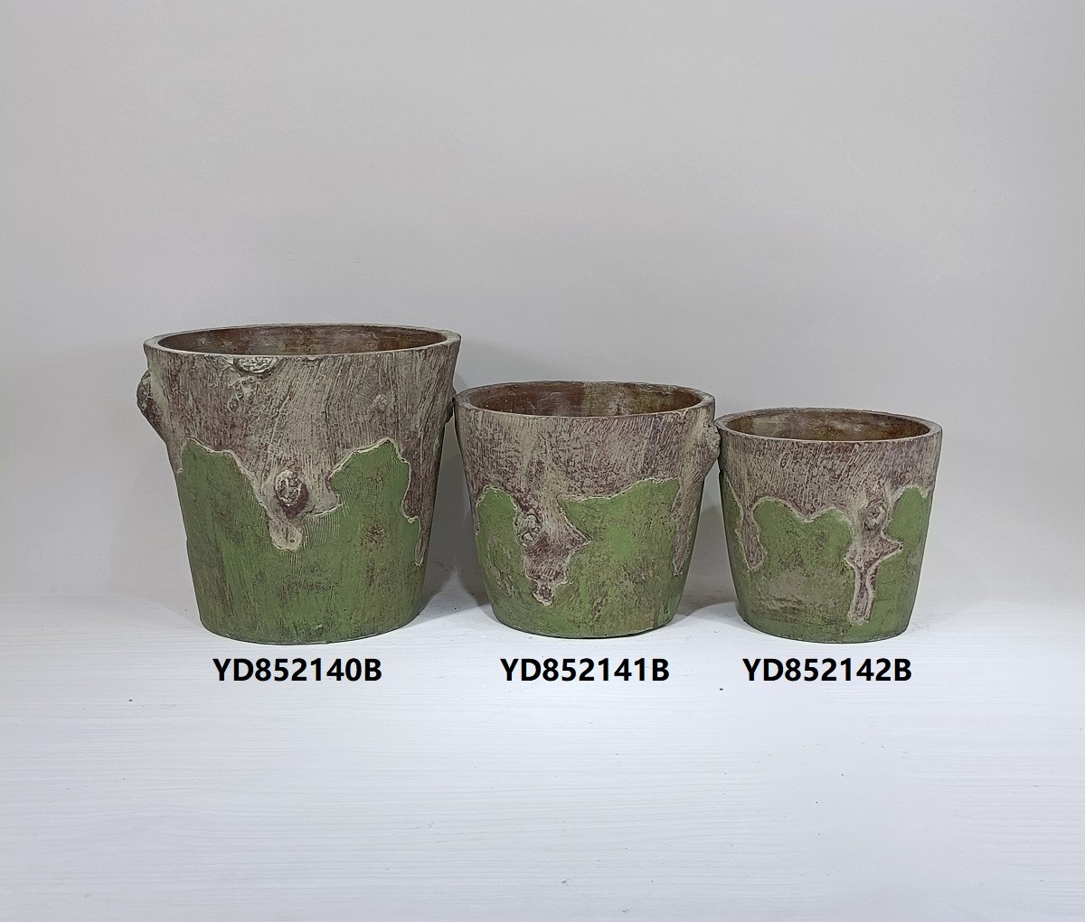 Wholesale price vintage style outdoor plant pot cement especial yard decoration concrete flower pot