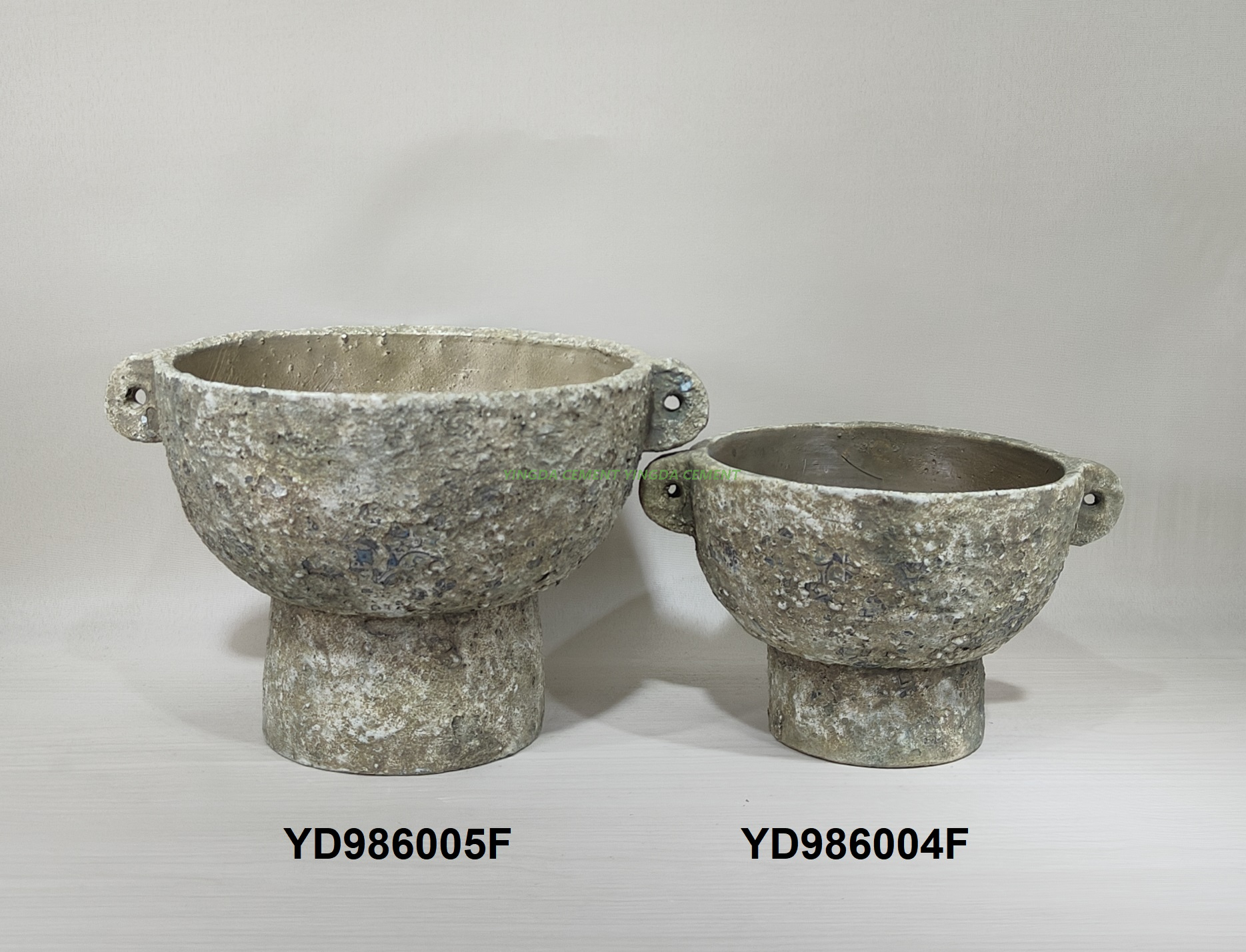 Nordic modern cylinder shape succulent pots tabletop decoration small cement flower pot