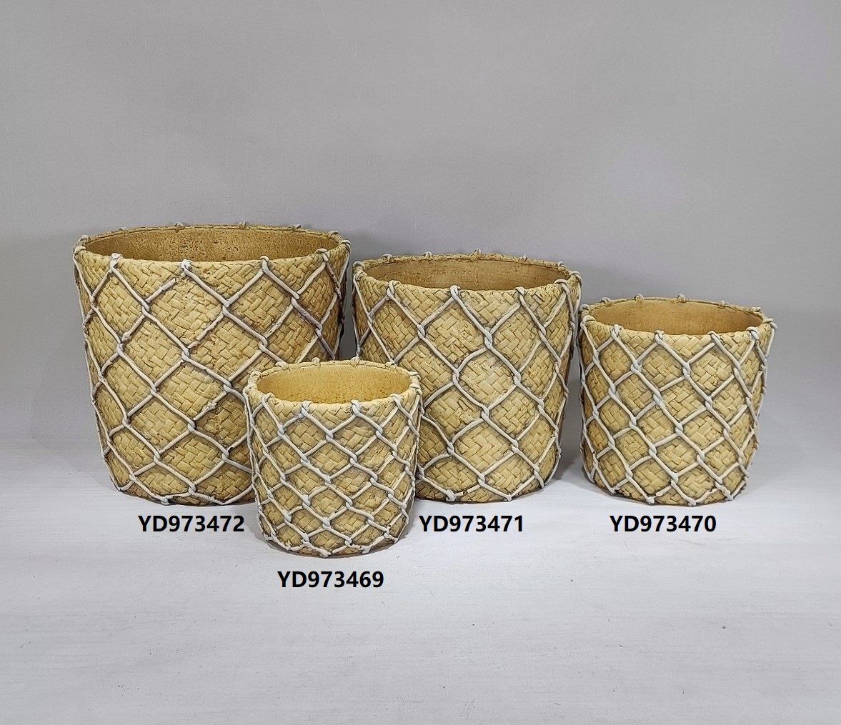 Wholesale customization rustic style succulent plant pot indoor cement flower pot decoration pots