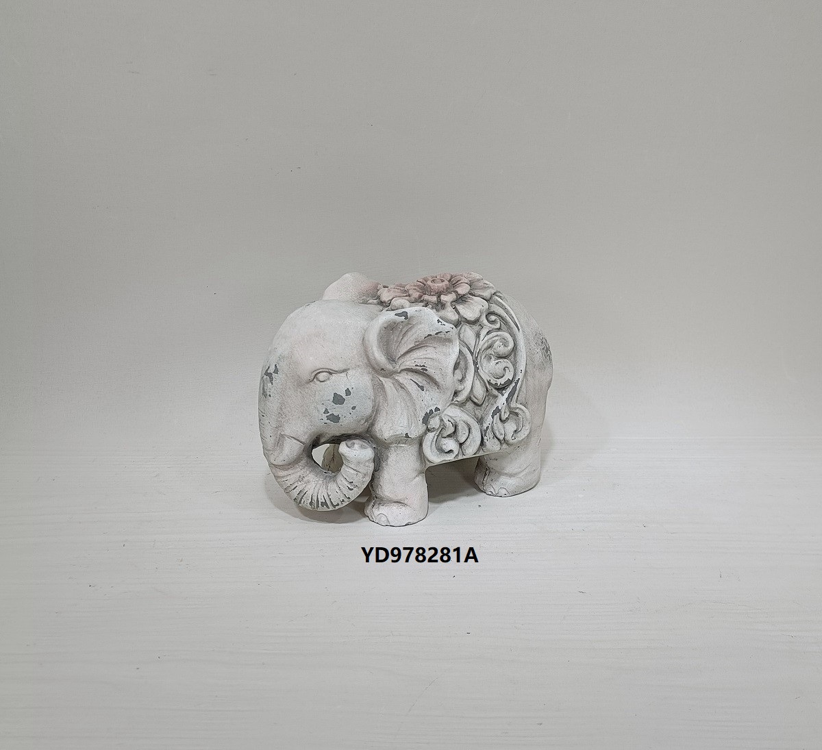 New design office porch desktop decor ornament animal shape cement home decoration for living room