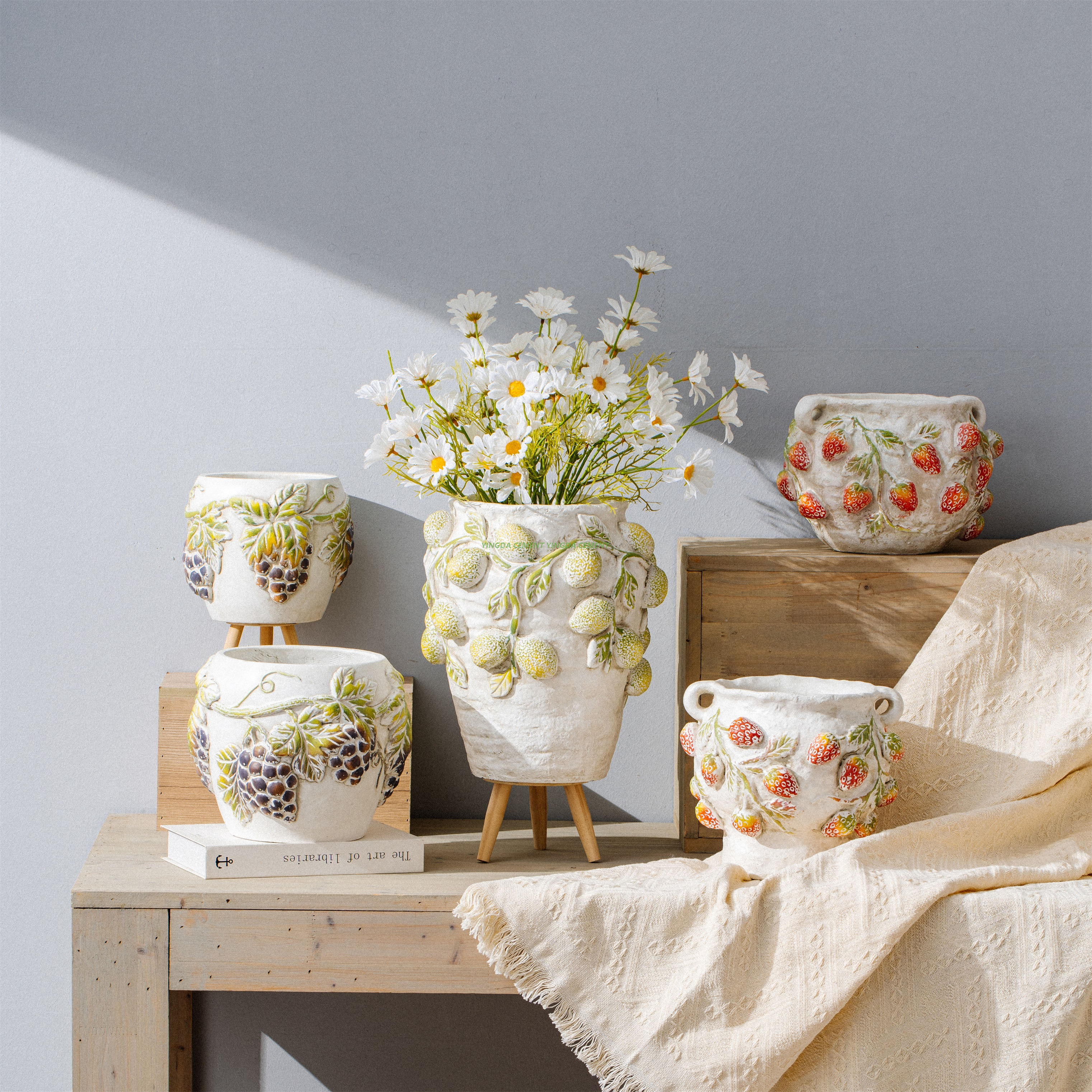 Pots Hot Sale Creative Succulent Planter Morden Fruit Pot