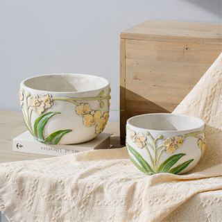 Custom Design Garden Home Decoration Colorful Nordic Tea Wholesale Ceramic Flower Planter Plant Pots