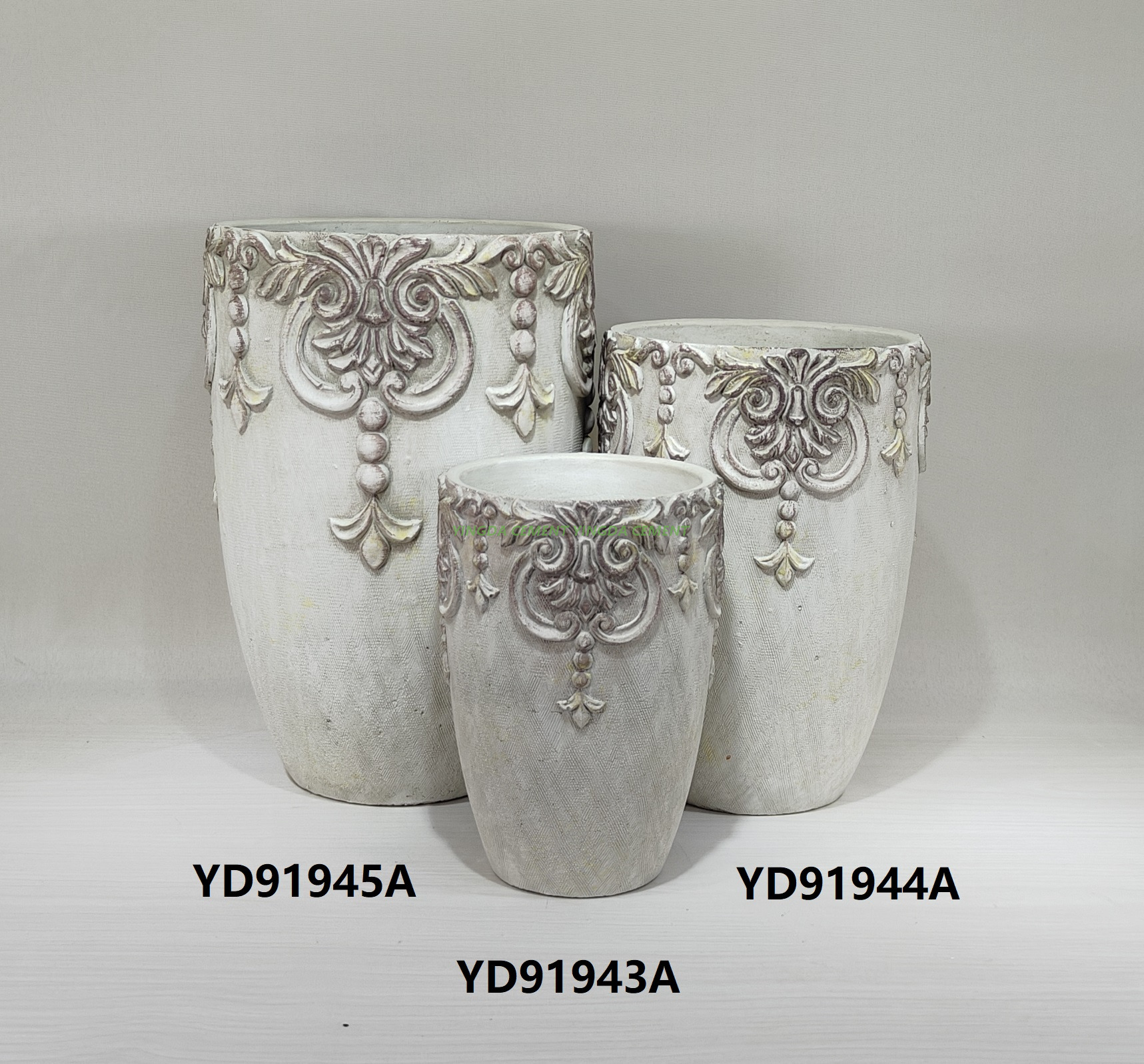 High Quality Artificial Planting Succulent Flower Pot Colorful Nordic Decor Bonsai Garden Cement Pot