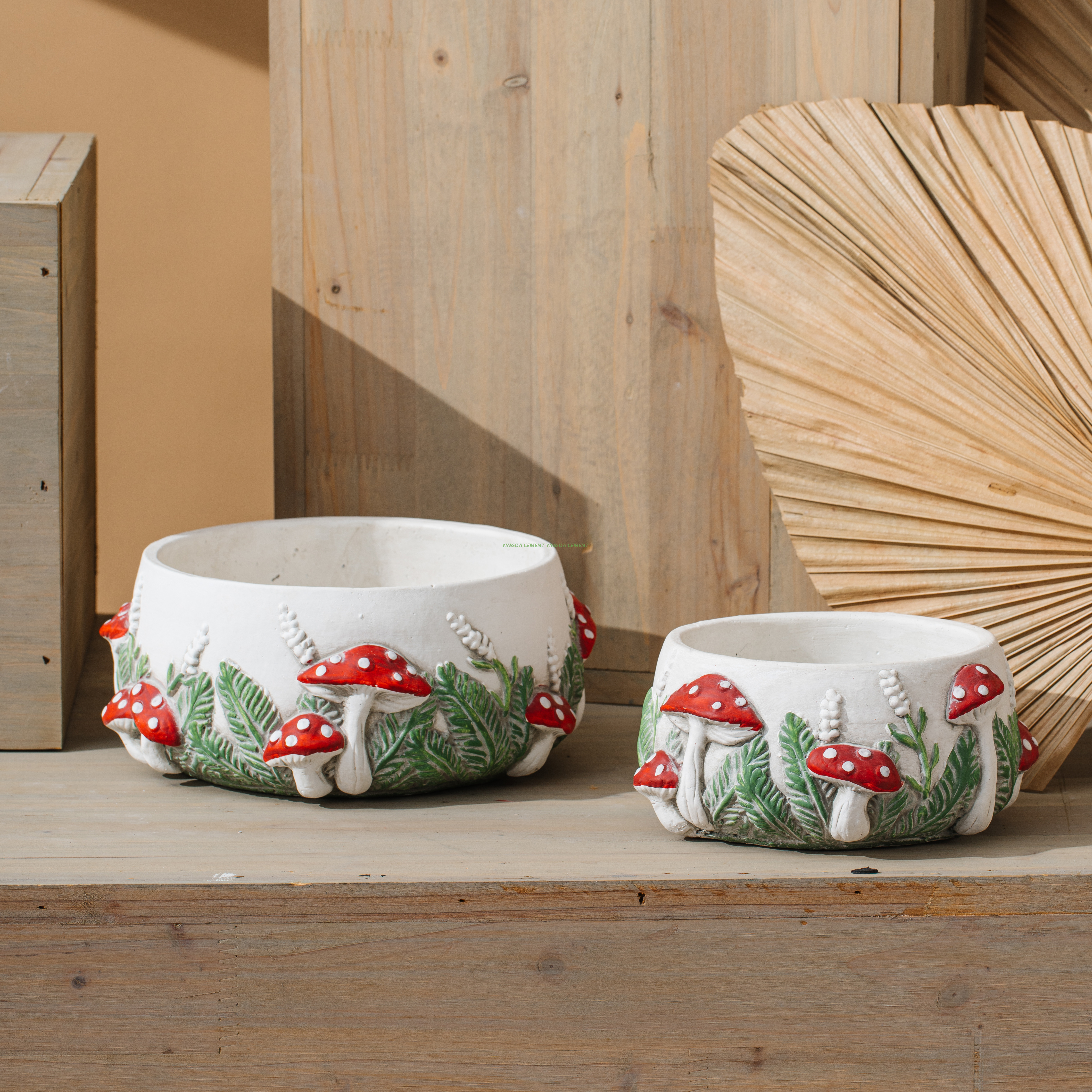 Halloween New Cement Character Flower Pot Creative Succulent Indoor Skull Pottery Craftsmanship Decoration Flower Pot