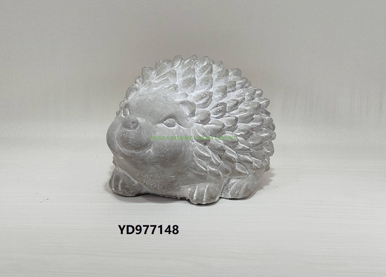 Cute Nordic Modern Eco-friendly Cement Hedgehog Ornaments Creative Small Table Garden Decor Accessories for Home
