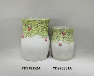 Modern European Style Concrete Flowerpot Ceramic Flower Pot Indoor Decoration Ceramic Planter Flower Pot