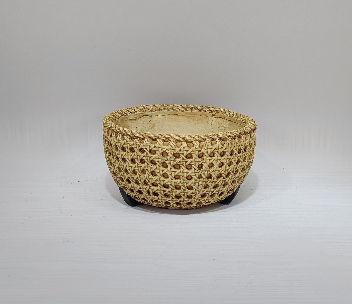 Nordic rustic style home garden decorative pot wholesale indoor outdoor cheap cement flower pots