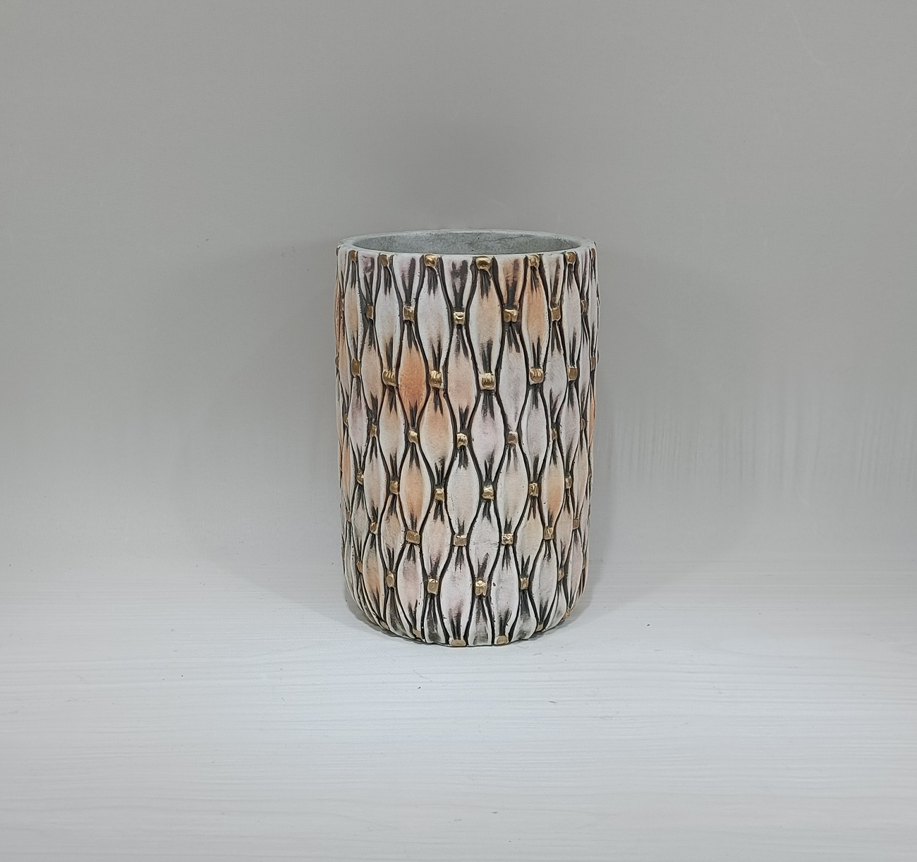 Nordic style unique design popular cement vases plant desktop modern vase for home decor