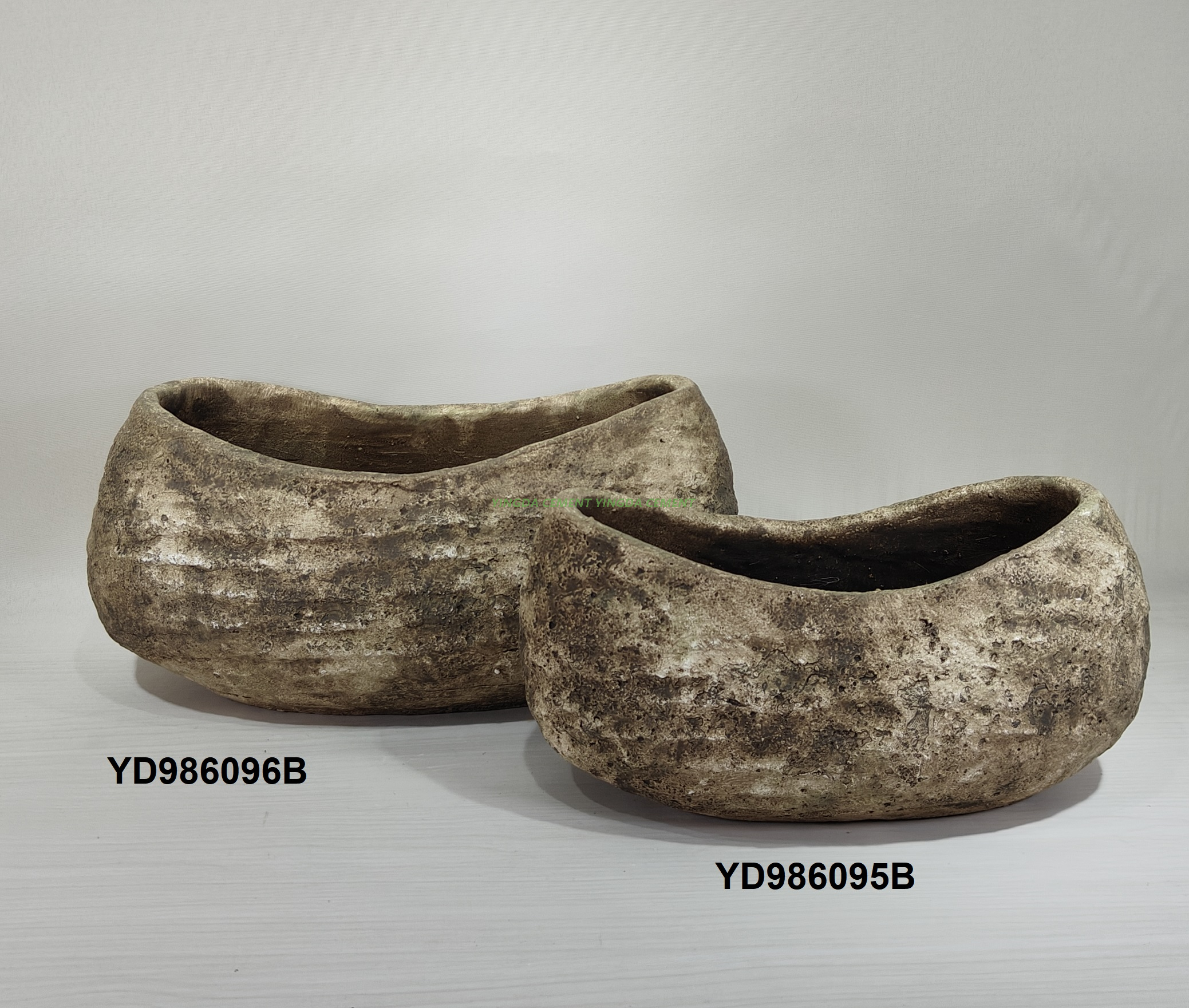 High quality creative handmade indoor outdoor concrete plant pots home garden cement planter flower pots