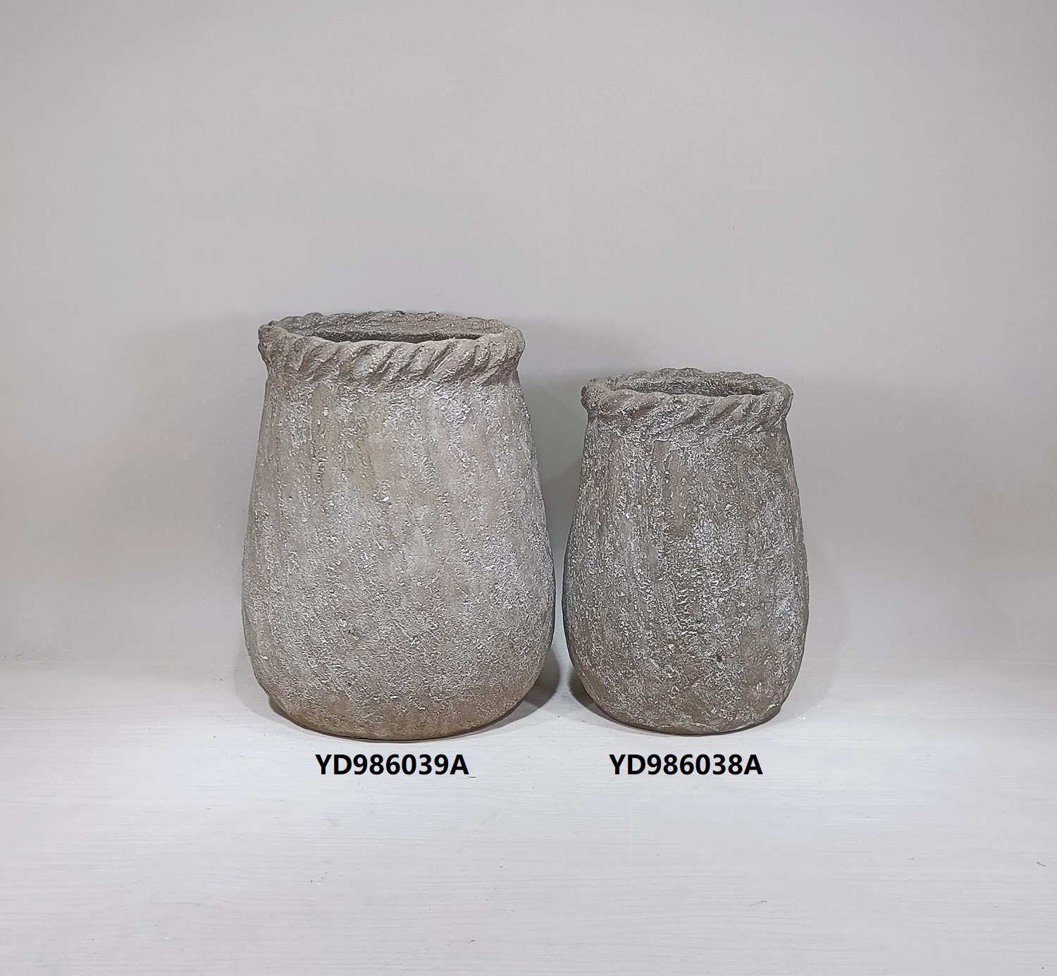 Minimalism matte flower vase nordic home living room decoration modern cement flower vases for decor