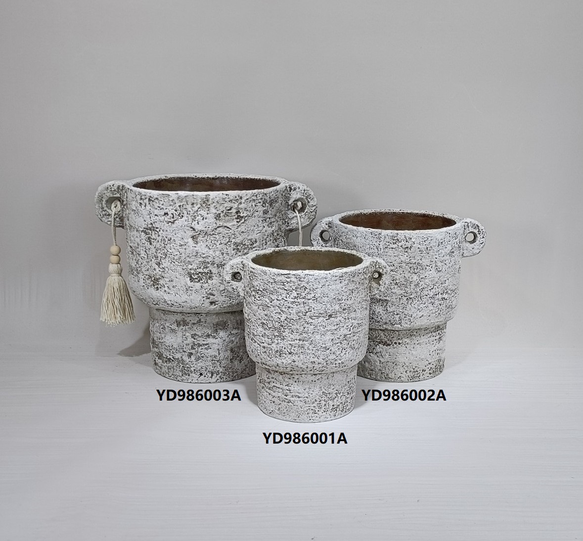 Home garden suppliers wholesale cement plant pots minimalism matte succulent planters decorative flower pot