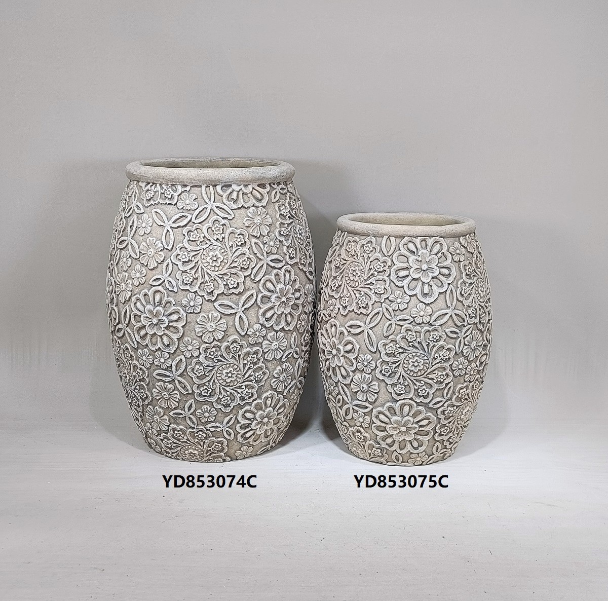 modern garden home decor small tabletop pots cement concrete flower planter pot