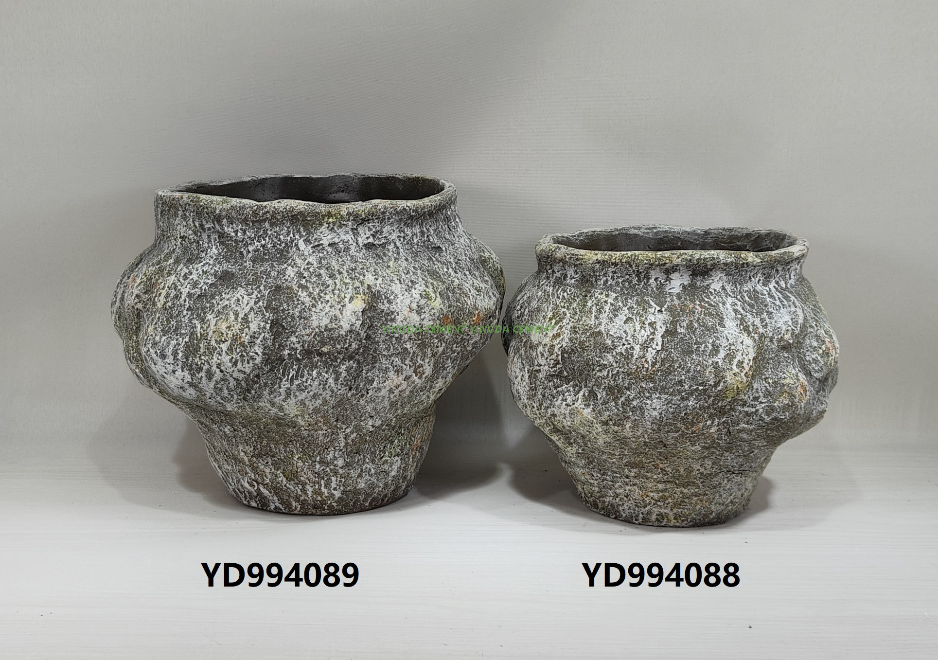 Hand-painted Cement Kiln-transformation Succulent Plant Pot 