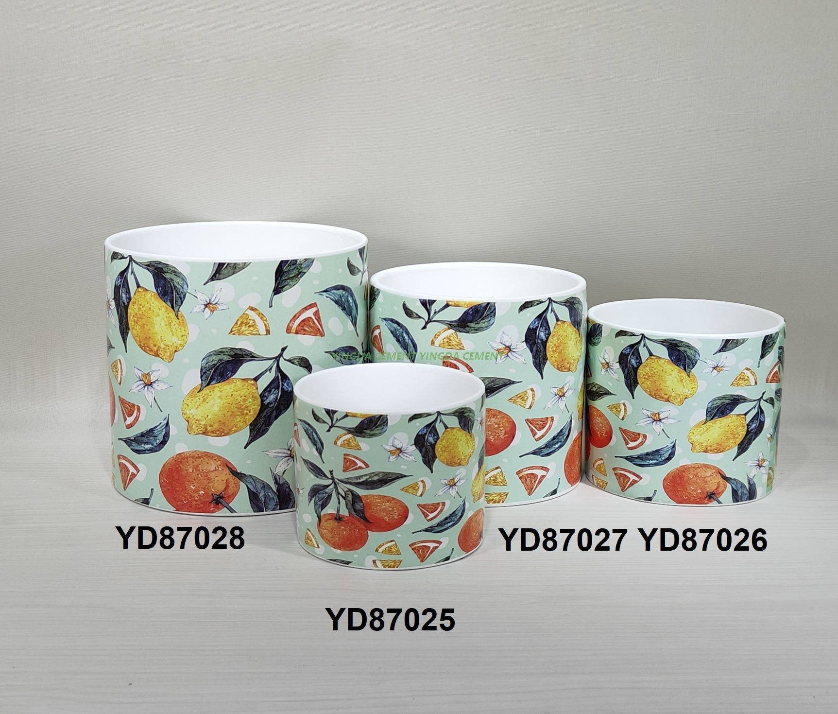 Succulent Planter Flower Plant Pot for Home Decor Garden Decorative Round Ceramic New Custom Outdoor Indoor Home Decoration