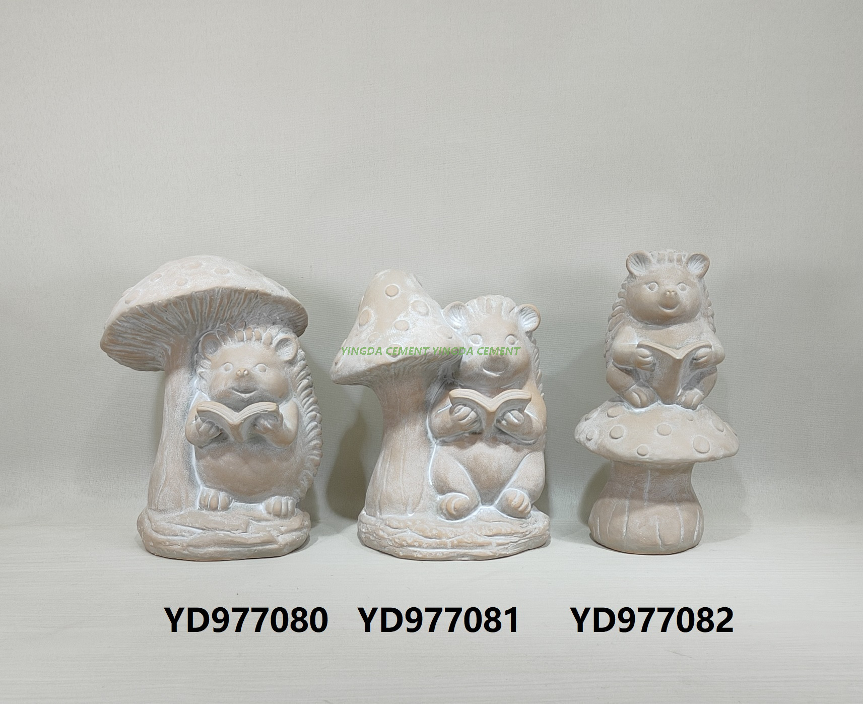 Cute Animal Hedgehog Desktop Tape Dispenser Roll Holder Cement Stationery for Desk Accessories Office and Home Decor