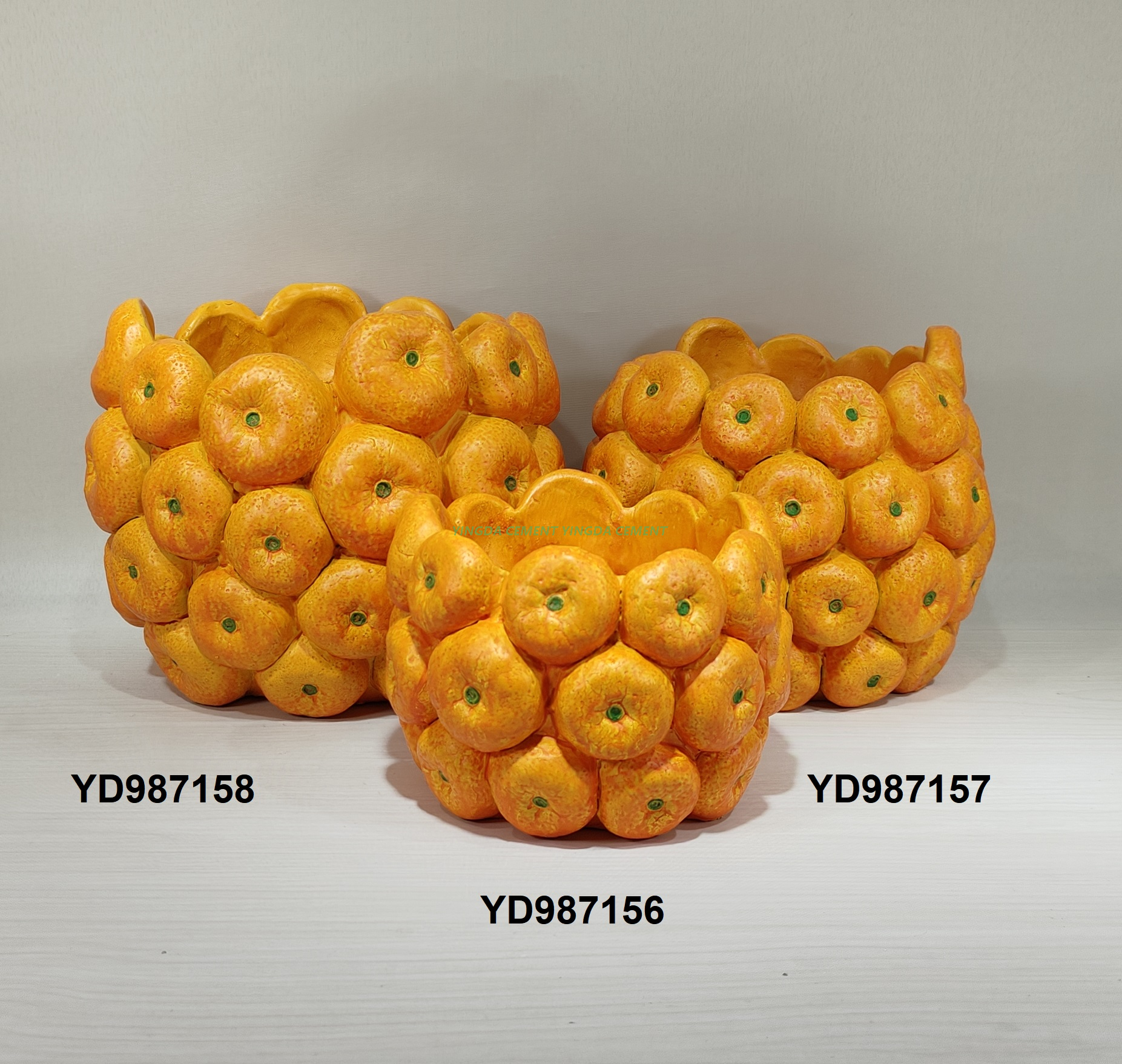 Manufacturer Wholesale Fruit Shape Flower pots for Living Room and Office Decoration customized Ceramic Fruit planter pots
