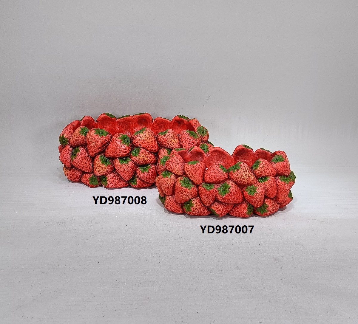 oval cement garden pot fruits design strawberry shape cement pot for home decor