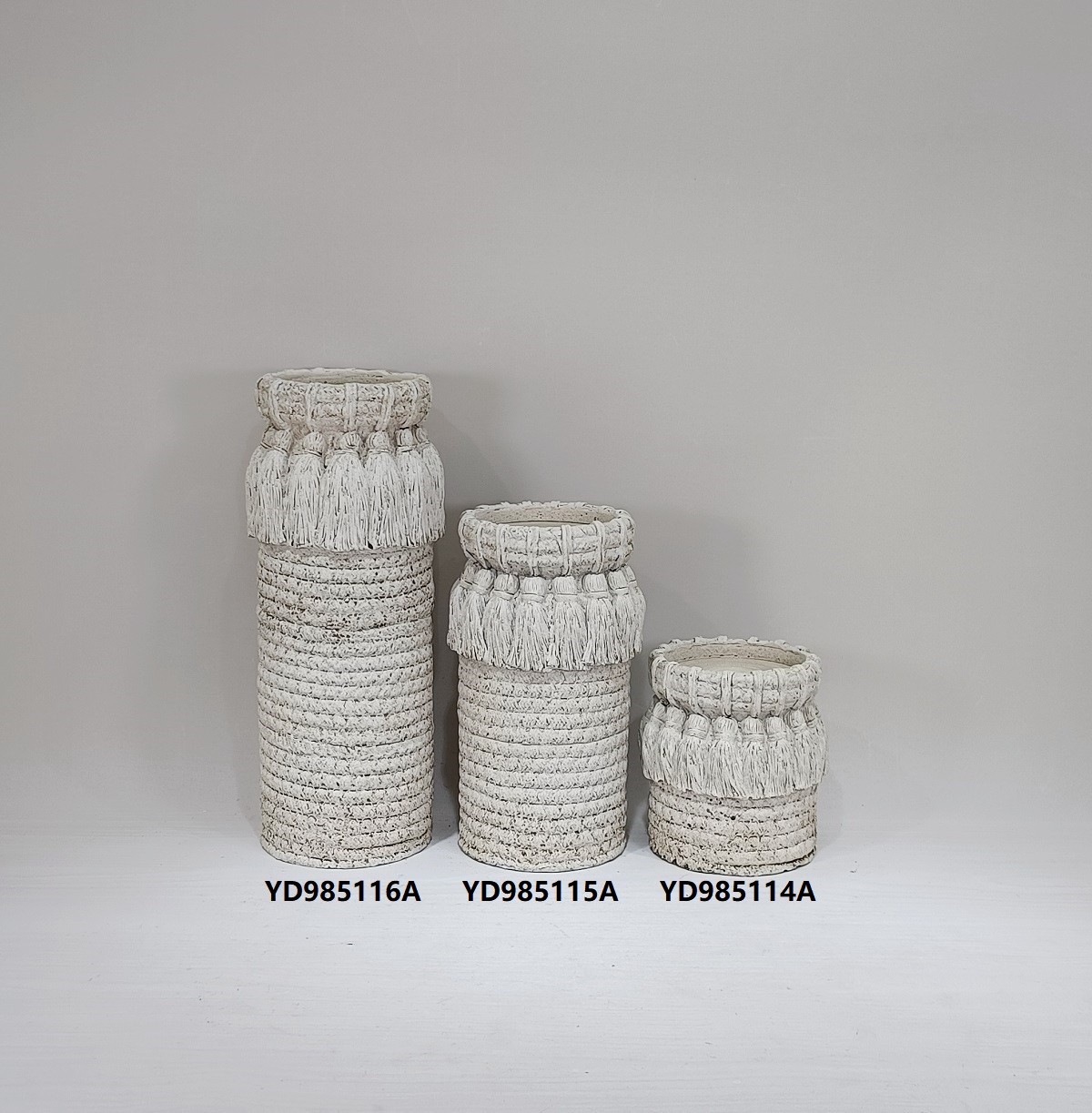 Popular design wedding tabletop decoration candle holder cement candle candlestick