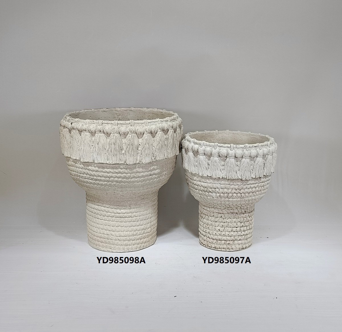 Nordic home decoration handmade ikebana vase cheap cement flower vases for living room