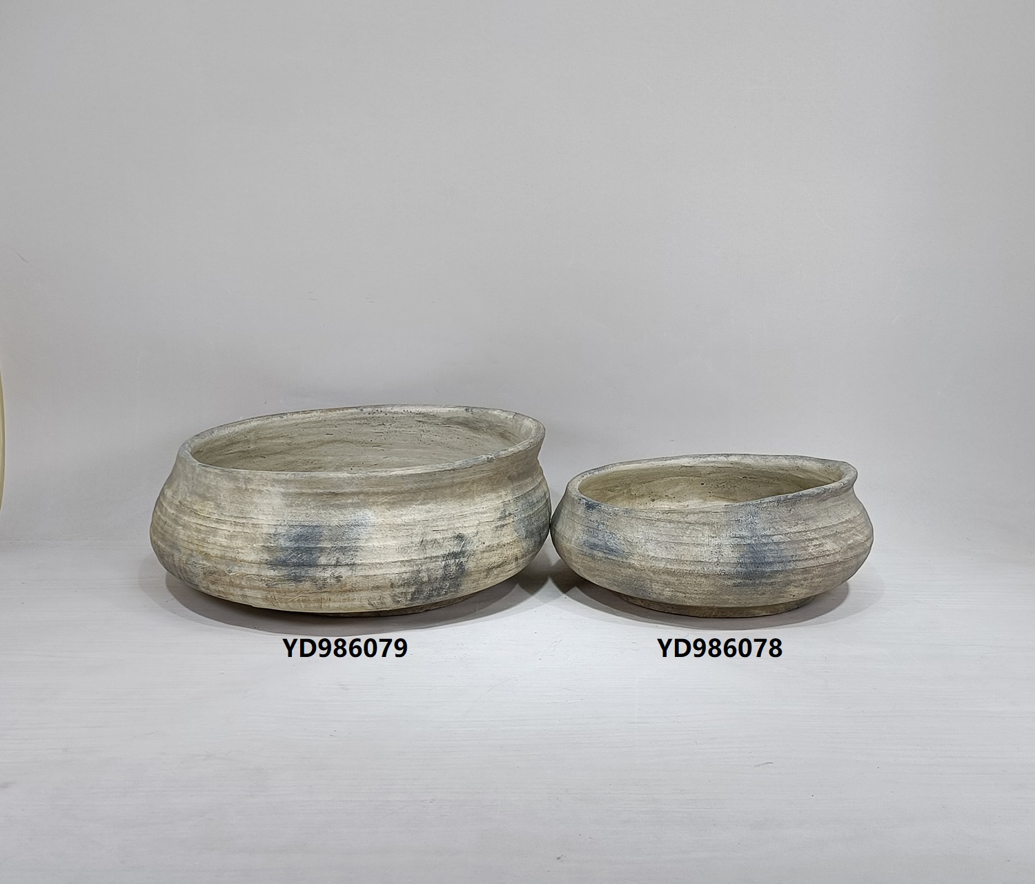 High quality Old looking cement flower pot for decoration