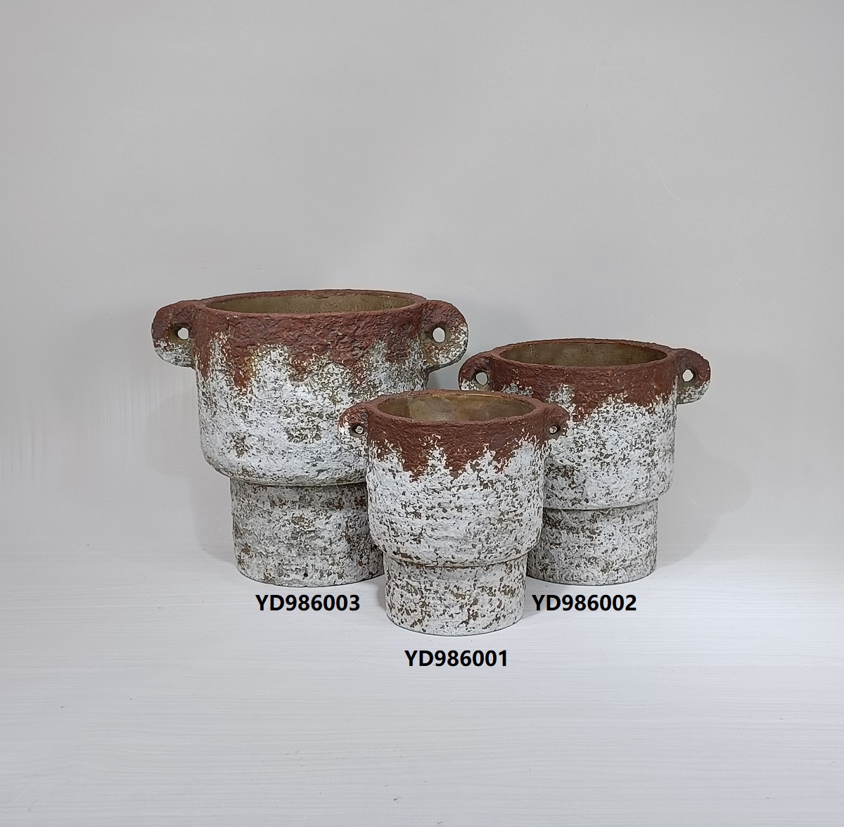 Home garden suppliers wholesale cement plant pots minimalism matte succulent planters decorative flower pot