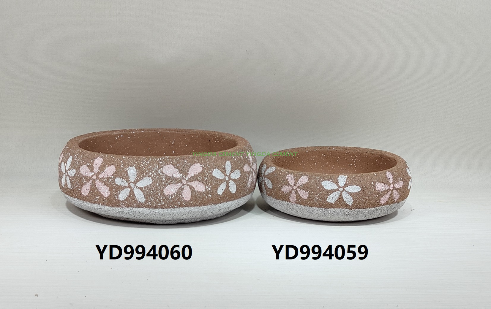 European-StyleCement Flower Pots Outdoor Garden Home Planting Planter Nursery Foam Wrap Powder Coating Vintage Style