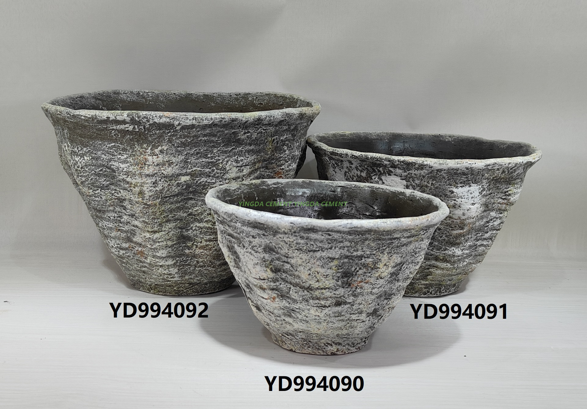 Wholesale Plant Pot Cement Succulent Plant Pots Flower Pots for Garden Home Decor