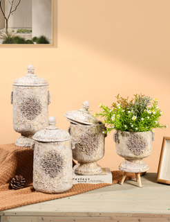 Cement Creative Home Face Nordic Flower Pot