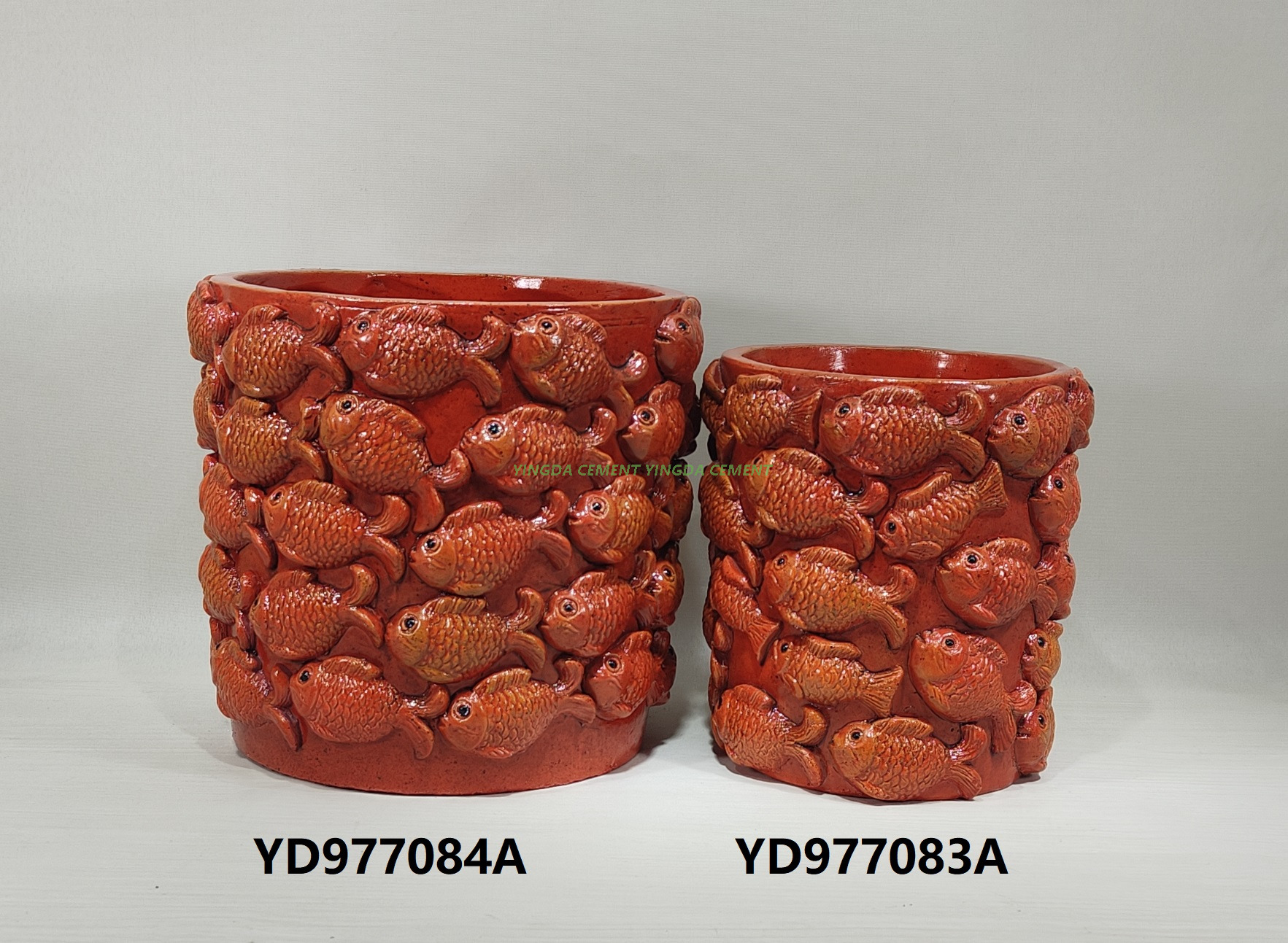 Succulent Bonsai Pot Flower Pots Ocean Cement New Design Indoor Handmade American Style Glazed Indoor Decor
