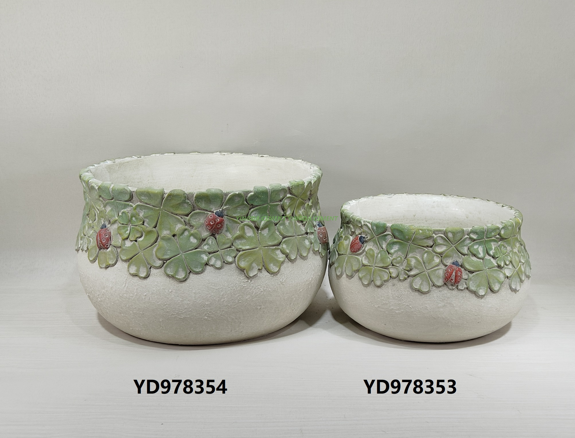 Wholesale Factory Price Cement Flowerpot Outdoor Garden Concrete Succulent Planter Flower Pots & Planters for Indoor Plants