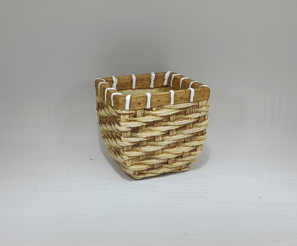 New arrival fancy tabletop decoration concrete planter pot cement small flower pots