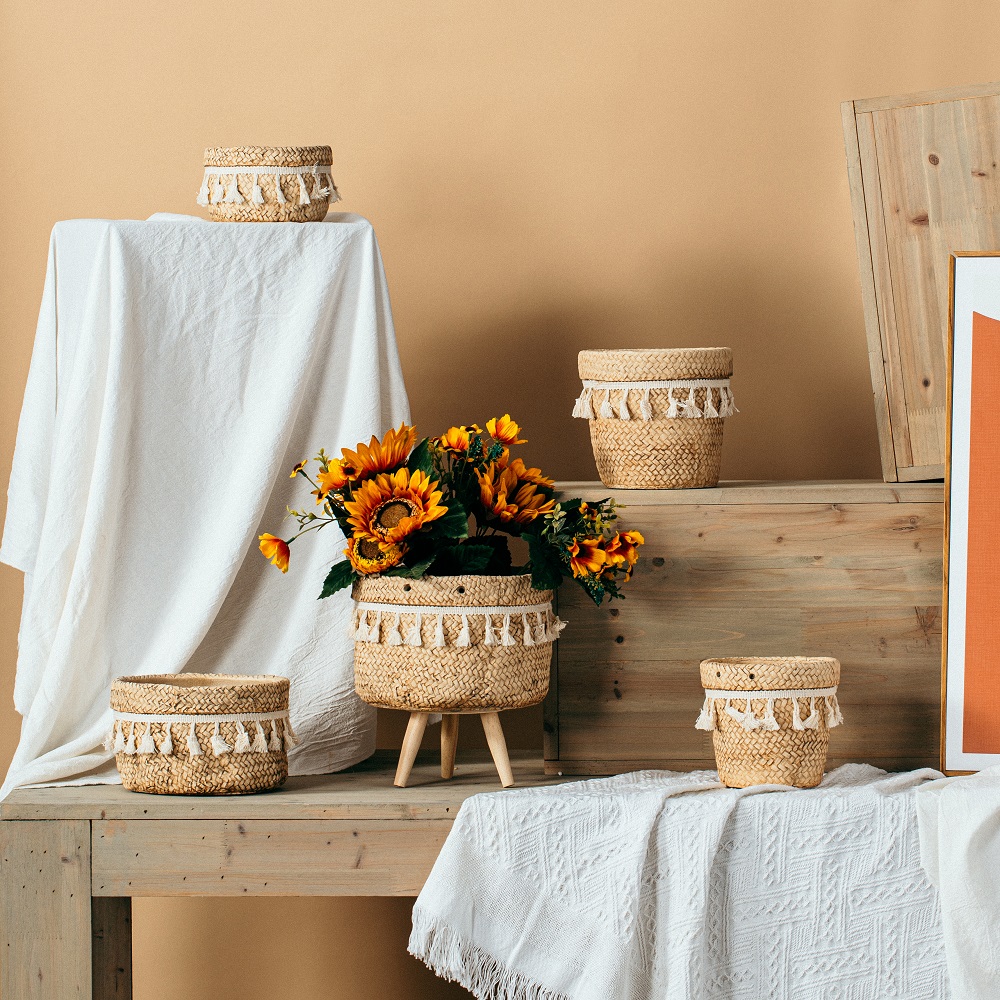 Factory direct sales indoor outdoor decoration plants pots wholesale garden balcony cement flower pots