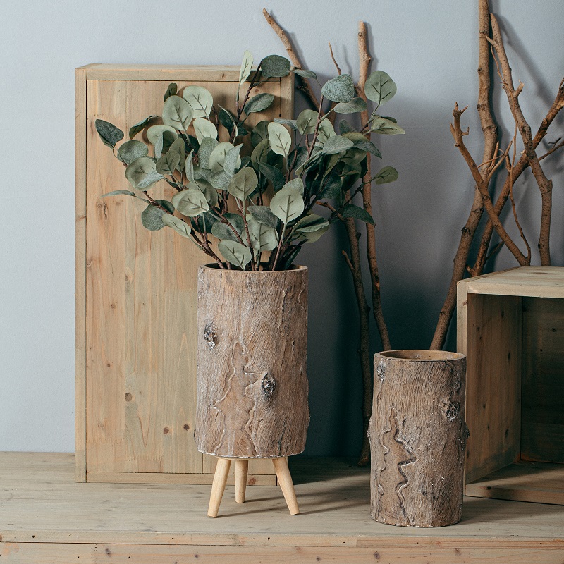 Factory wholesale direct sales unique decor concrete vases handmade flower vase for decoration