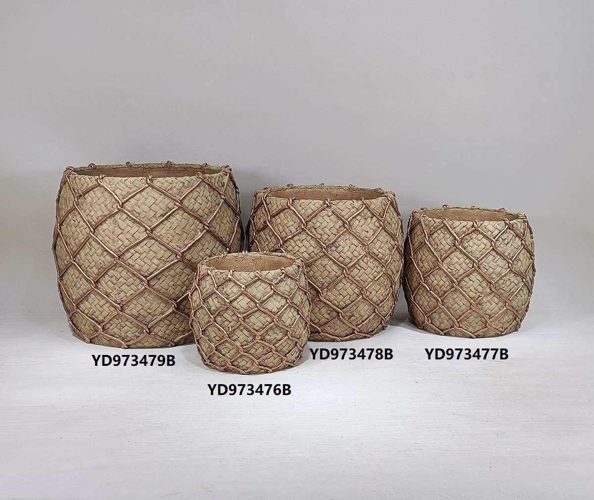 New design pattern design succulent plant pot indoor cement flower pot decoration pots