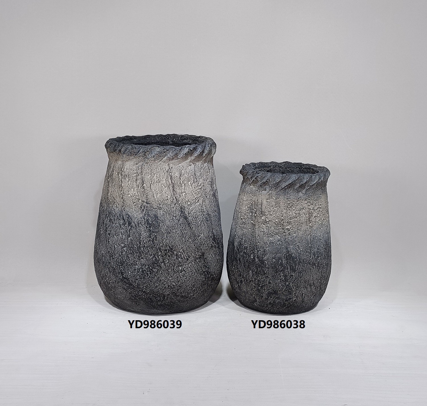 Minimalism matte flower vase nordic home living room decoration modern cement flower vases for decor