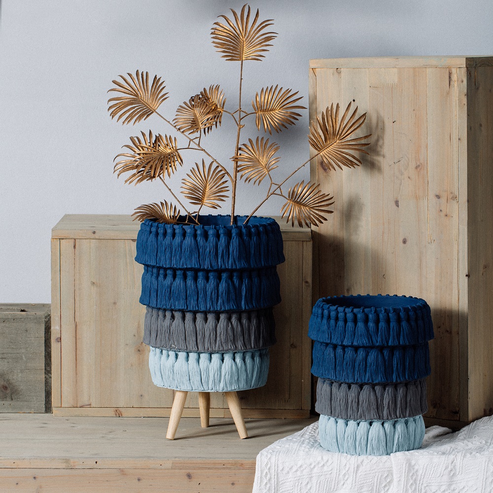 Creative design home living room matte concrete flower vase nordic color cement flower vases for decor