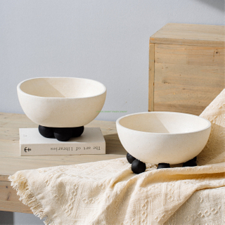 Factory Direct Round Cement Succulent Plant Pot with Drainage Hole Indoor/Outdoor Concrete Pots for Home Garden Decor 