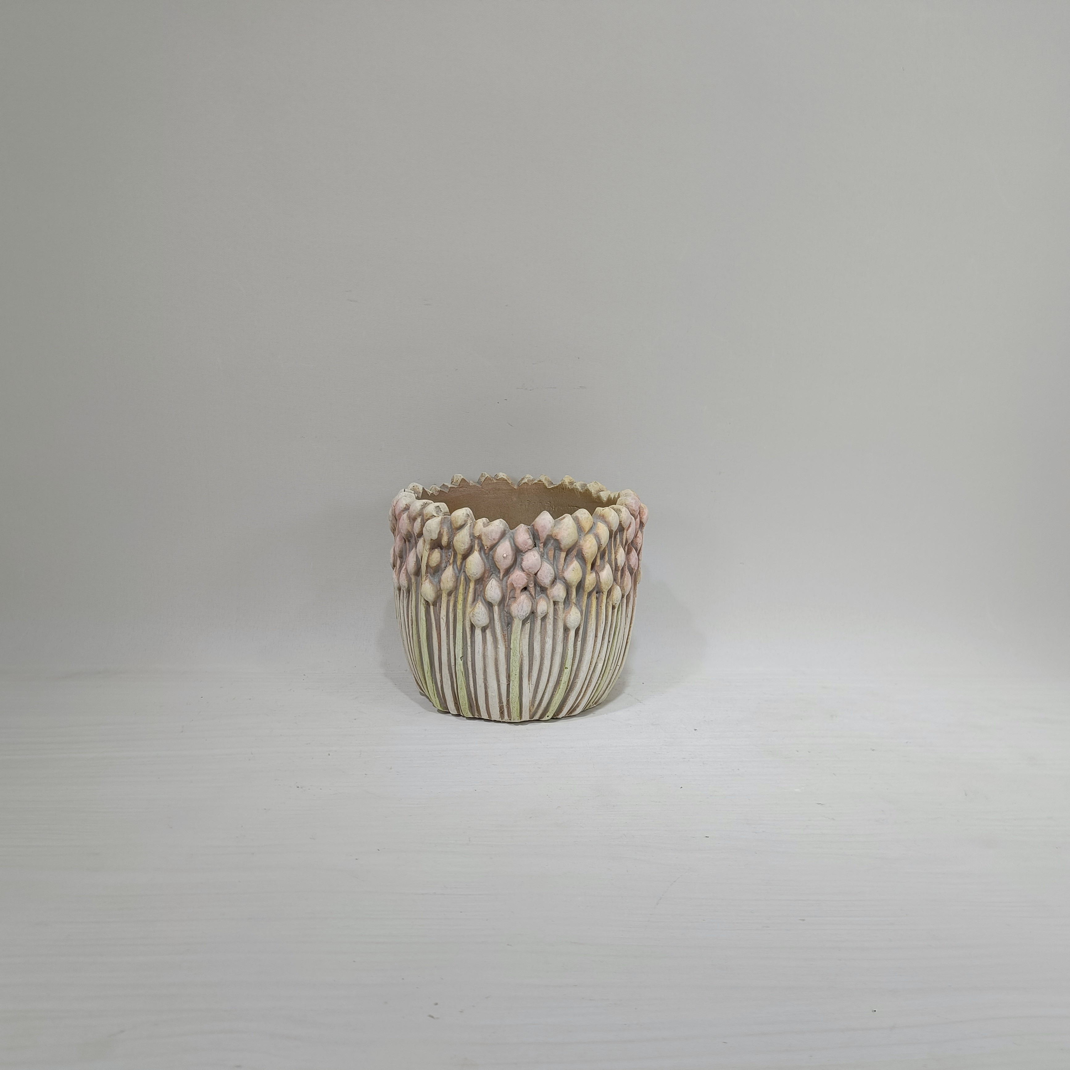 Unique design outdoor indoor decoration cement flower pots for plant