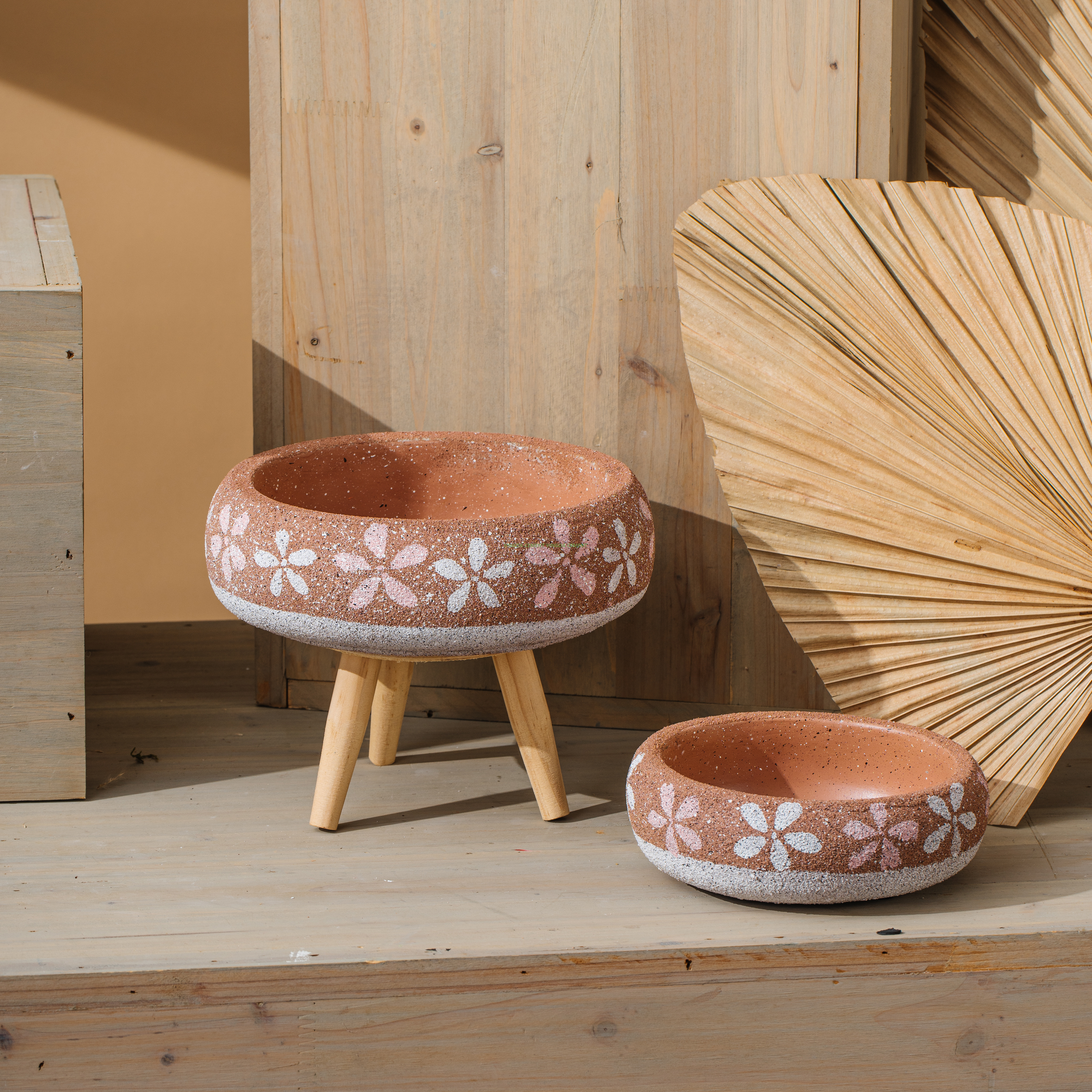 European-StyleCement Flower Pots Outdoor Garden Home Planting Planter Nursery Foam Wrap Powder Coating Vintage Style