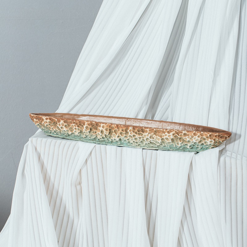 Wholesale fine quality embossed surface design home interior decor decorations cement plate for home