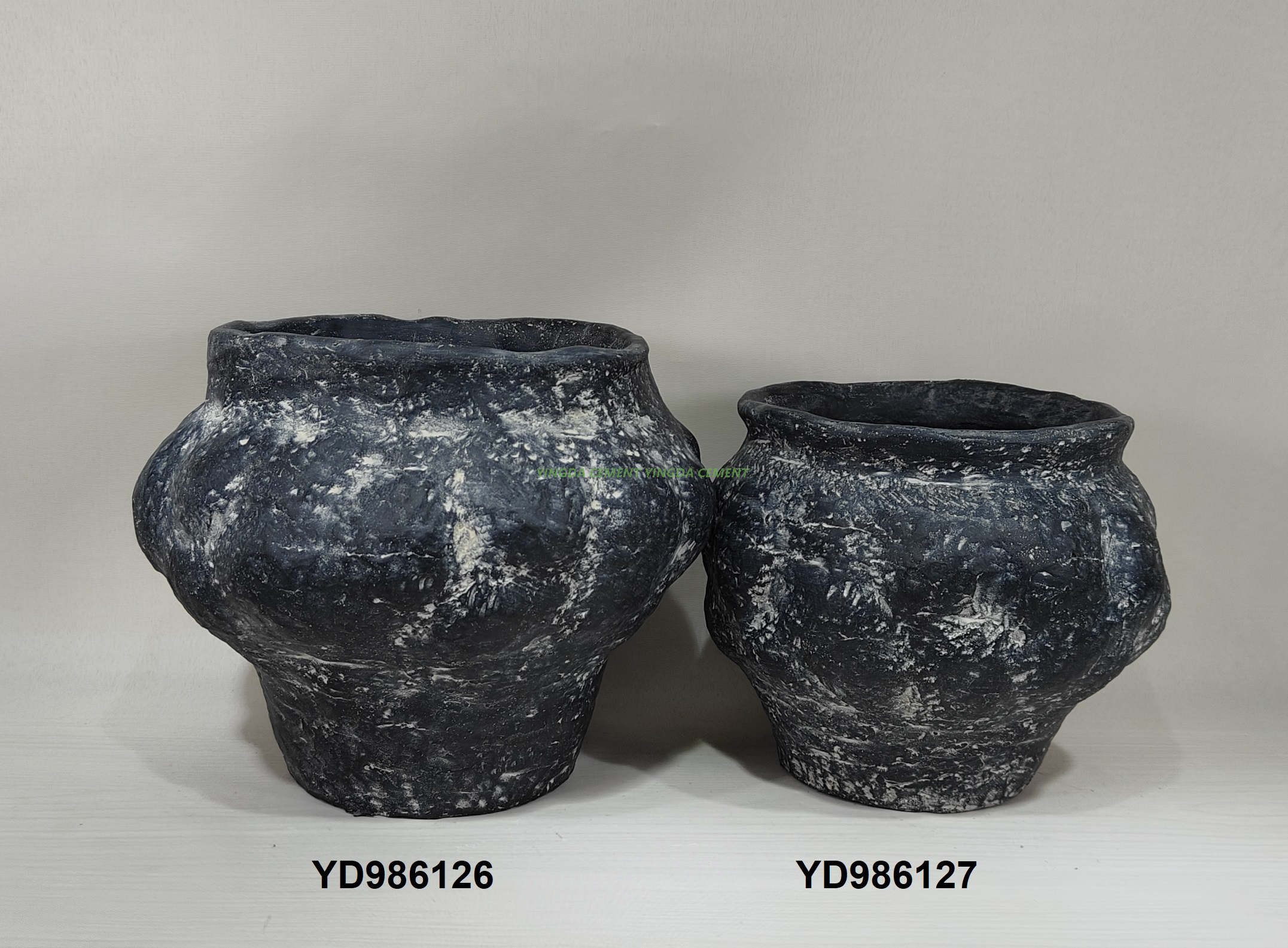 Modern design cement flowerpot concrete plant pots manufacturer flower pot for home garden