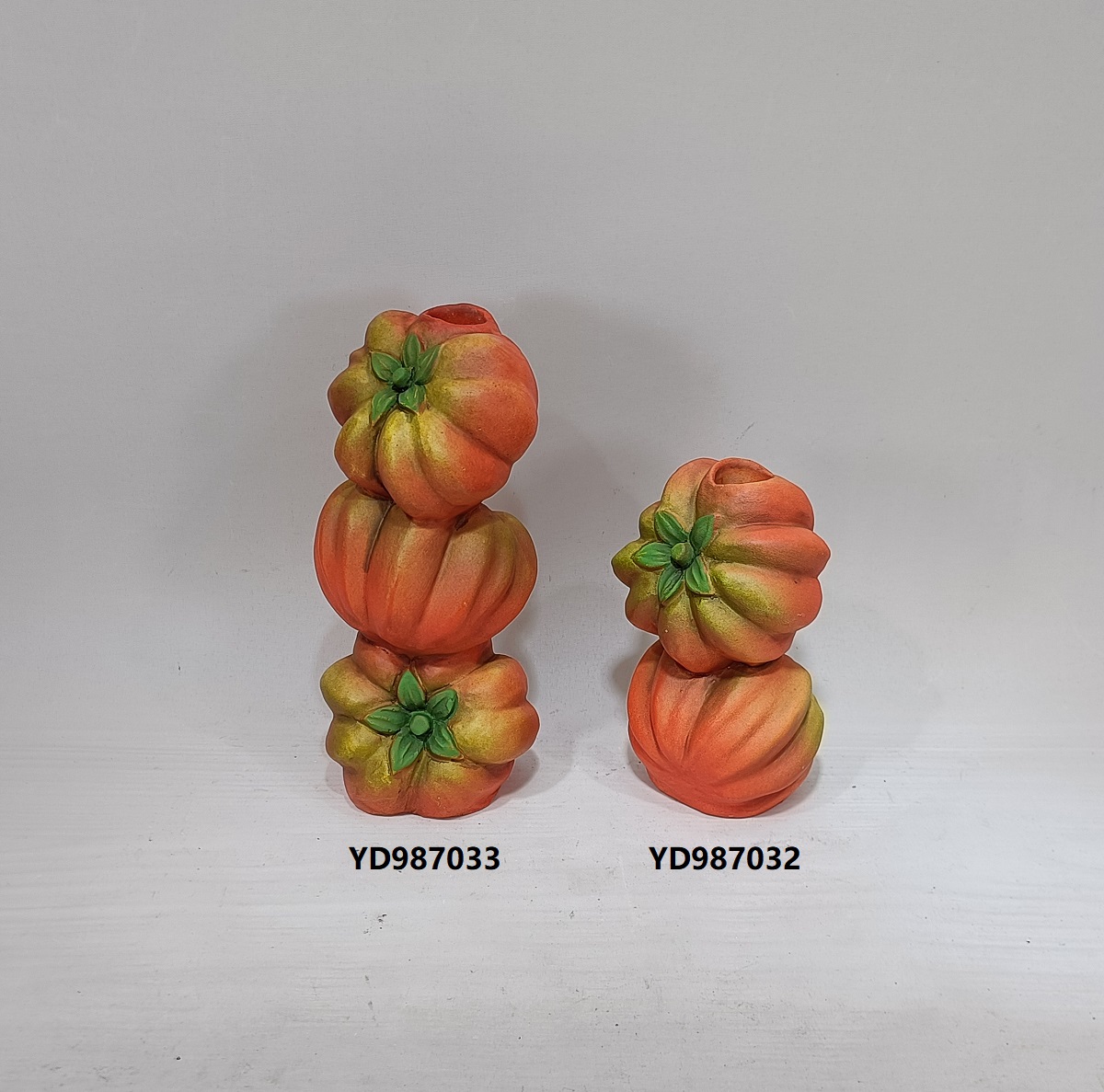 Embossed modern cement candle holder vegetable design Tomato shape candle holder for gift crafts