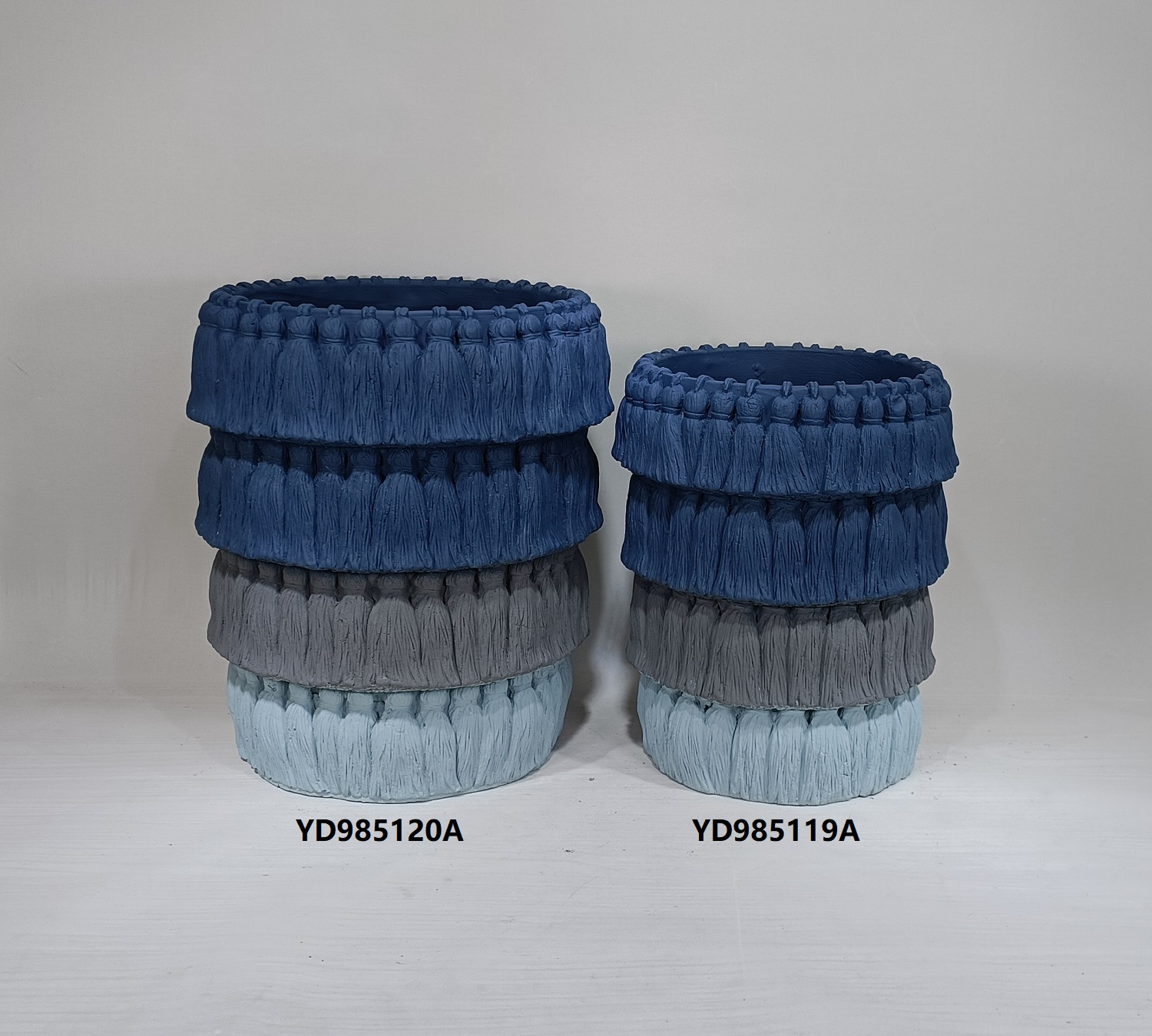 Creative design home living room matte concrete flower vase nordic color cement flower vases for decor