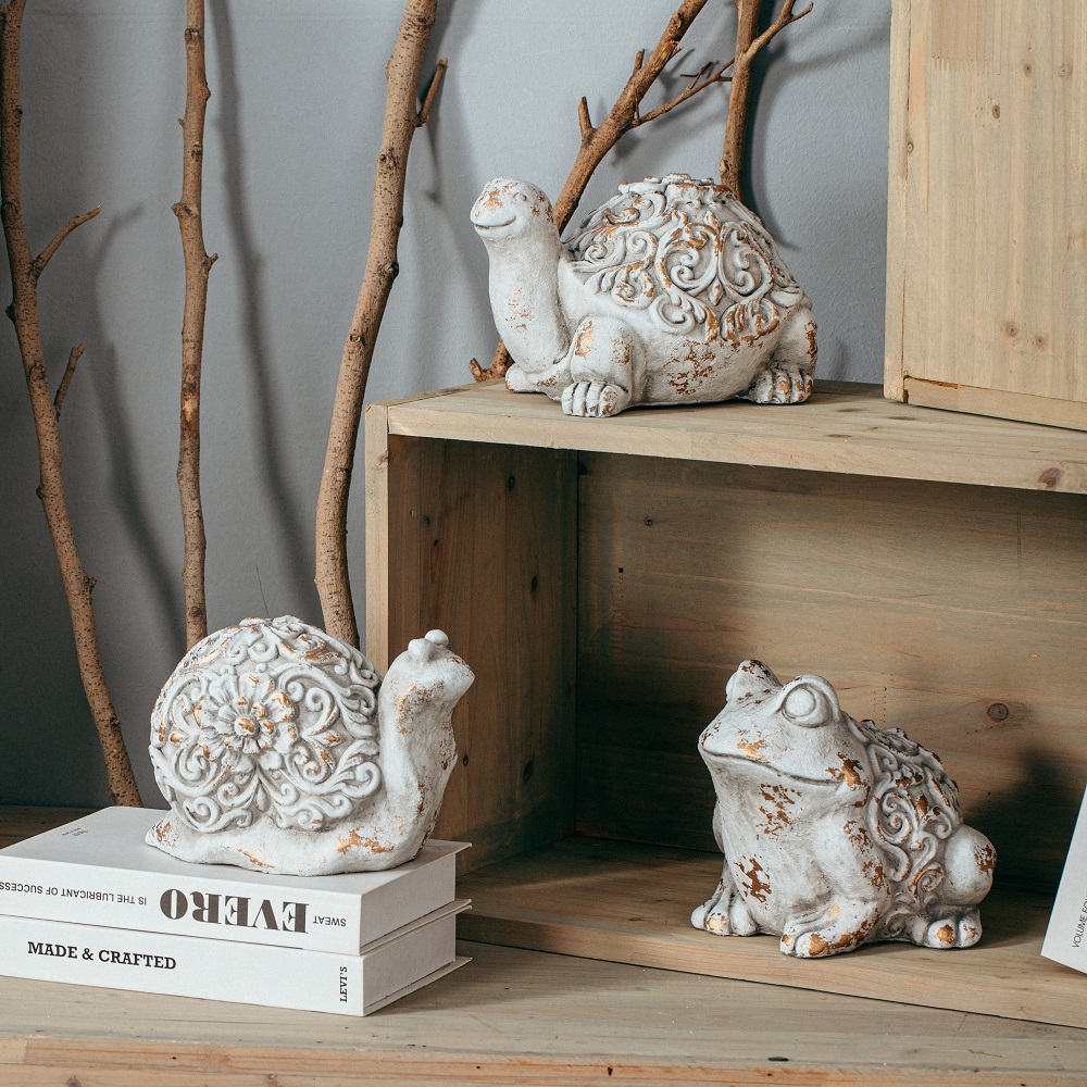 New arrival ornaments animal shape concrete indoor tabletop decoration cement animal home decor