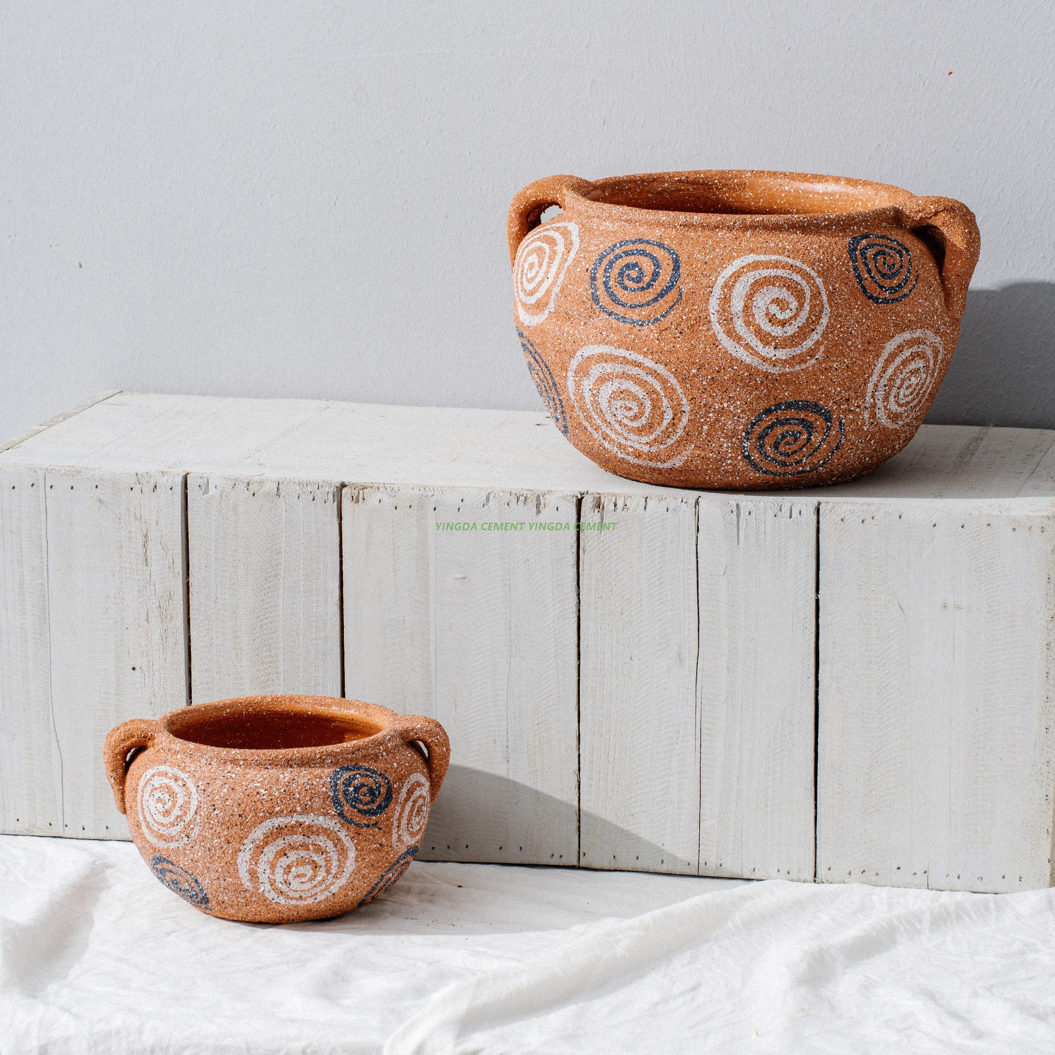 Wholesale Factory Price Cement Home Decor Indoor Garden Decoration Outdoor Modern Flower Pots & Planters