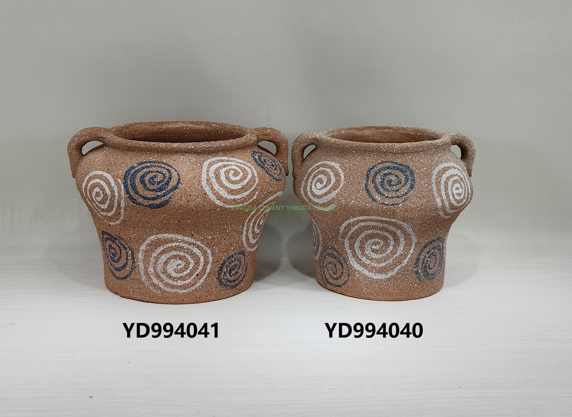 New Arrival Concrete Plant Pots Custom Nordic Style Modern Garden Floor Cement Flower Pots