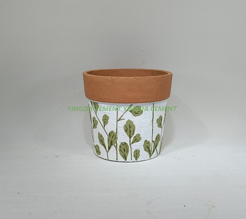 Creative Design Planter Pot Garden Decoration Rustic Cement Flower Pot for Sale